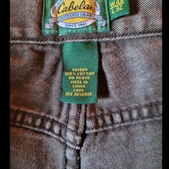 Cabela's Jeans Brown Size 48 x 32 - Picture 3 of 5